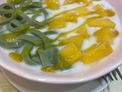 香芒绿茶拉面-甜心妈妈·榴莲星级糖水(北京路总店)