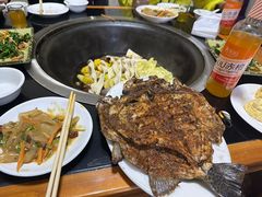 -北京龙庆四季香农家饭庄·灶台鱼·碳烤虹鳟鱼(龙庆峡店)