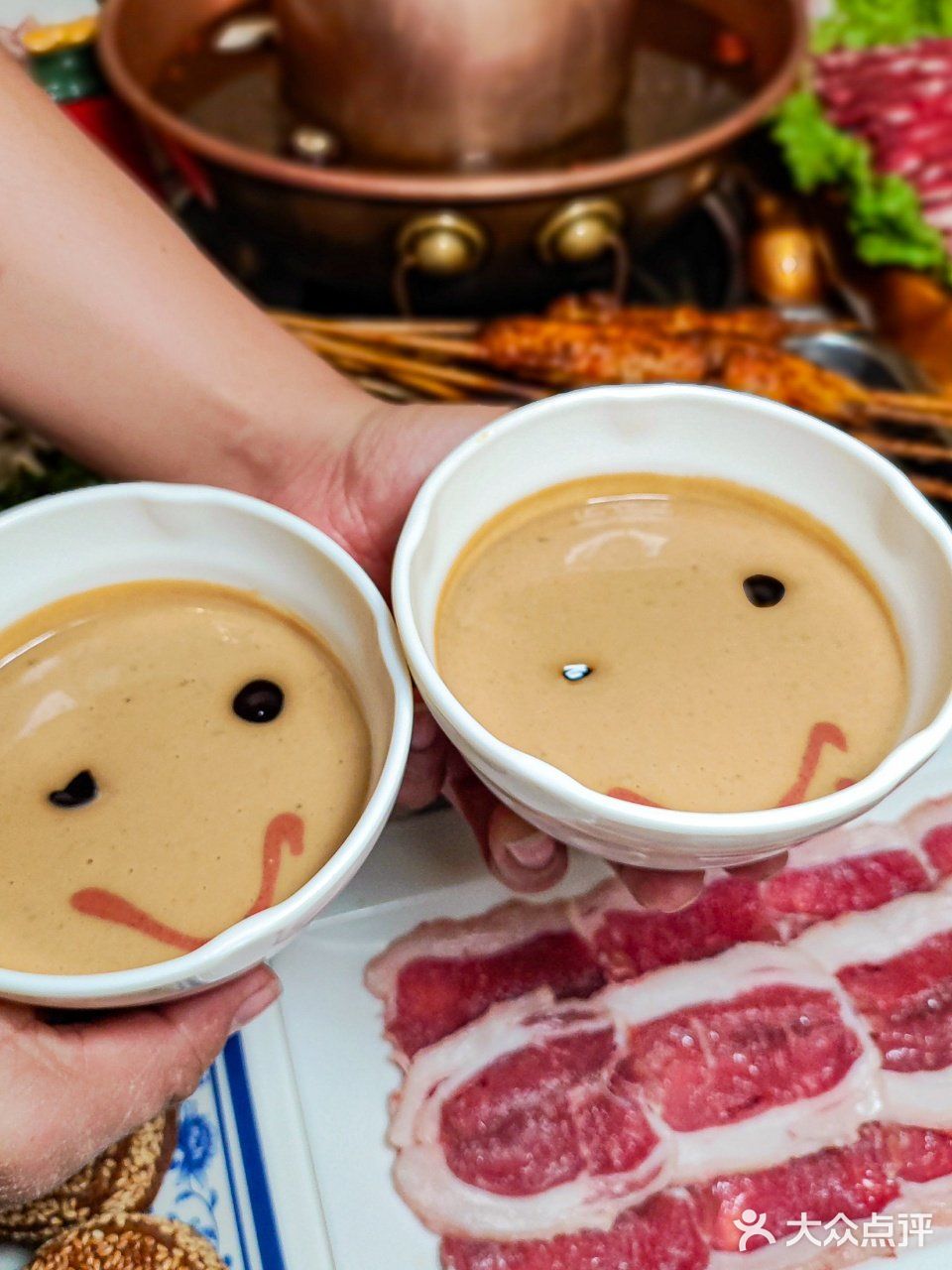 涮肉、烤串，在揽月斋都能吃到~
