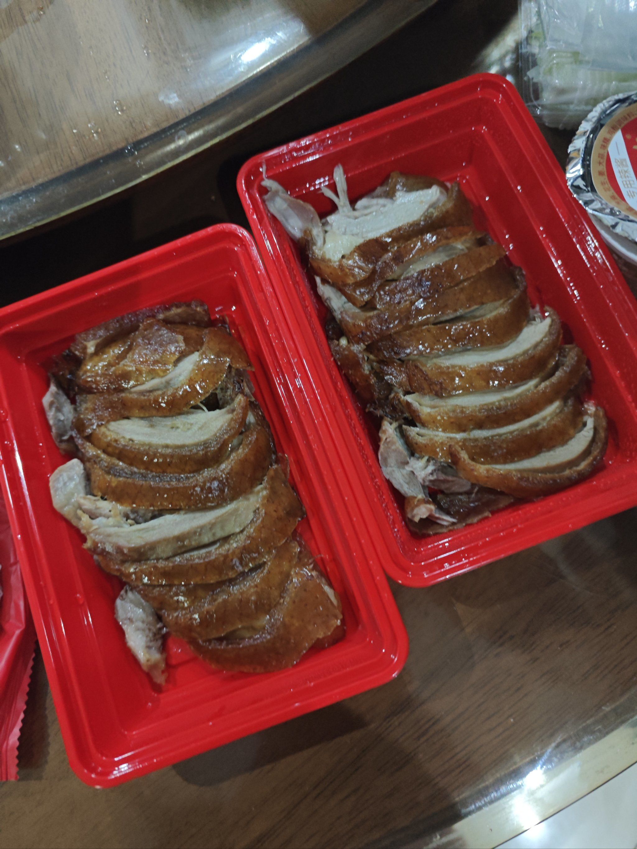 刚出炉的烤鸭,美味满分