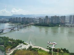 -三迪希尔顿酒店欢厨自助餐厅·高空闽江全景