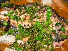 -探鱼·鲜青椒爽麻烤鱼(银泰城店)