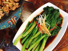 白灼芥兰-烤肉季饭庄
