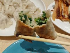 猪肉韭菜锅贴-大眼锅贴水饺(河东店)