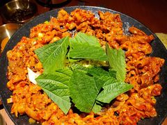铁板章鱼五花肉-春熙台韩国料理·章鱼肥牛(西丽店)