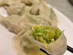角瓜鸡蛋虾仁水饺-黄家饺子东北特色菜馆(湖滨商业街店)