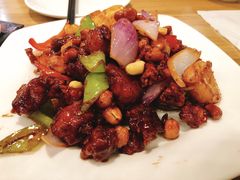椒香虾仁爆鸡球-陈傻子餐厅(世纪都会店)