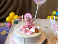 粉色独角马柠檬芝士蛋糕-小西家作(富力爱丁堡店)