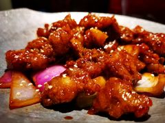 蒜香蜜汁排骨-绿茶餐厅(蓝色港湾店)