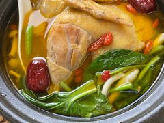 农家散养草鸡汤-七的湖·江南蟹舫·阳澄湖农家菜(蟹舫苑店)