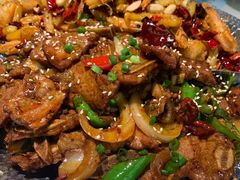 香辣虾牛仔骨-小鱼小牛·鱼牛干锅·脆鱼火锅(世欧广场店)