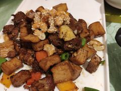 黑椒杏鲍菇肥牛粒-大树头·花园餐厅(市桥店)