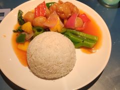 菠萝咕噜肉饭-伯友茶记(中华广场店)
