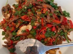 小炒黄牛肉-鸽子侯·家宴·平价海鲜(绿地店)