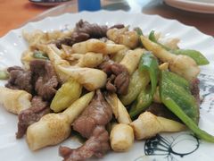 藕尖炒牛肉-寻味肇庆·八姑农庄·广府西江菜