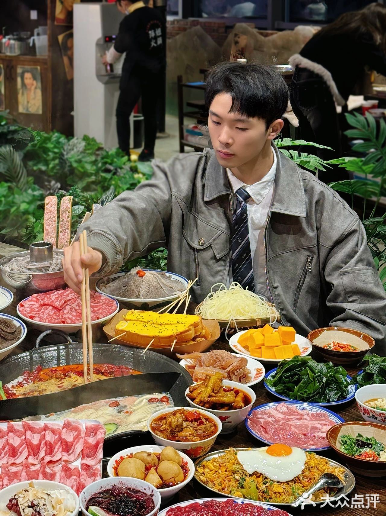 在大众点评跟风最成功的一次……萍姐火锅