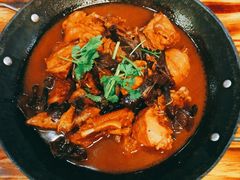 柴鸡炖蘑菇-烧肉馆(古北水镇景区店)