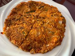 平壤泡菜烙饼-松涛园朝鲜·海鲜·料理店(鸭绿江断桥店)