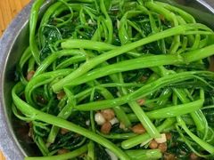 蒜蓉黄豆炒通菜-真好吃牛杂(白沙店)
