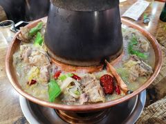 -老蜀铜火锅·酸菜脊骨·麻辣羊蝎子(热闹路店)