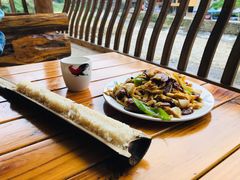 寨子腊味炒山竹笋-七彩云酸水鱼(龙胜十七分店)