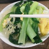 鬼怪[鬼脸]#增进食欲#菜谱系列：青菜鸡蛋汤面。