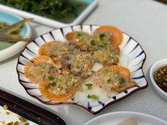 蒜蓉粉丝蒸扇贝-锦里海景海鲜餐厅.三亚老字号(亚龙湾中心广场店)
