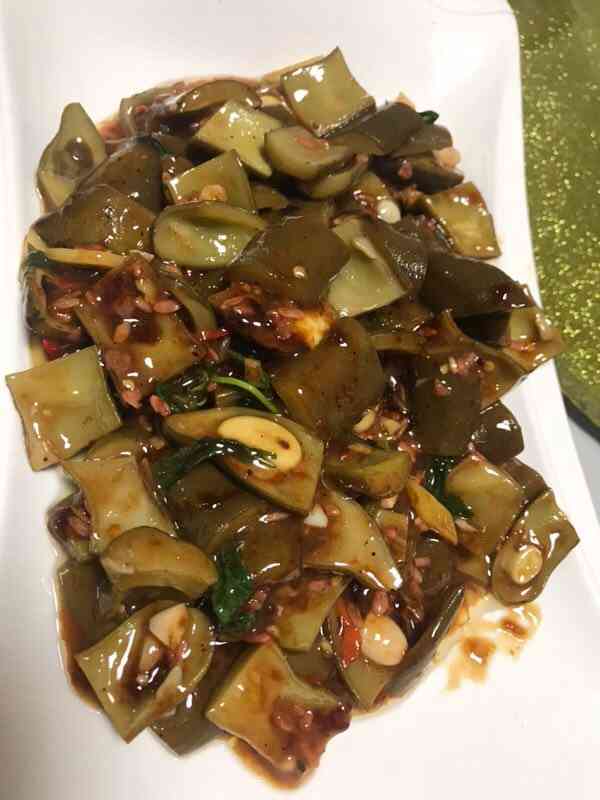 打分 味道不错!糟汁炒虎老豆,经典客家菜!卤味拼盘赞!