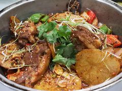 炕锅羊排-三江源美食城