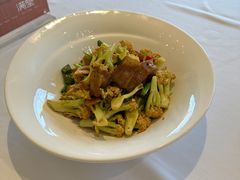 生炒有机菜花-月福京味斋·烤鸭店·北京菜(鼓楼总店)