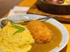 金咖喱熔岩蛋包饭猪排饭-堂本家洋食别馆·炸猪排(中心城店)