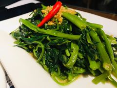 秘制虾酱炒空心菜-帕蓝·暹罗料理(曲阳店)