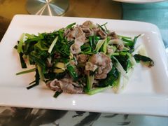 青蒜炒羊肉-洪齐林老镇