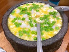 石锅虾仁鸡粒豆腐-三凤酒家·百年无锡菜(清扬茂业店)