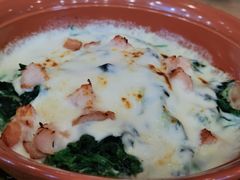 奶汁鸡肉焗菠菜-萨莉亚意式餐厅(南京环亚凯瑟琳广场店)