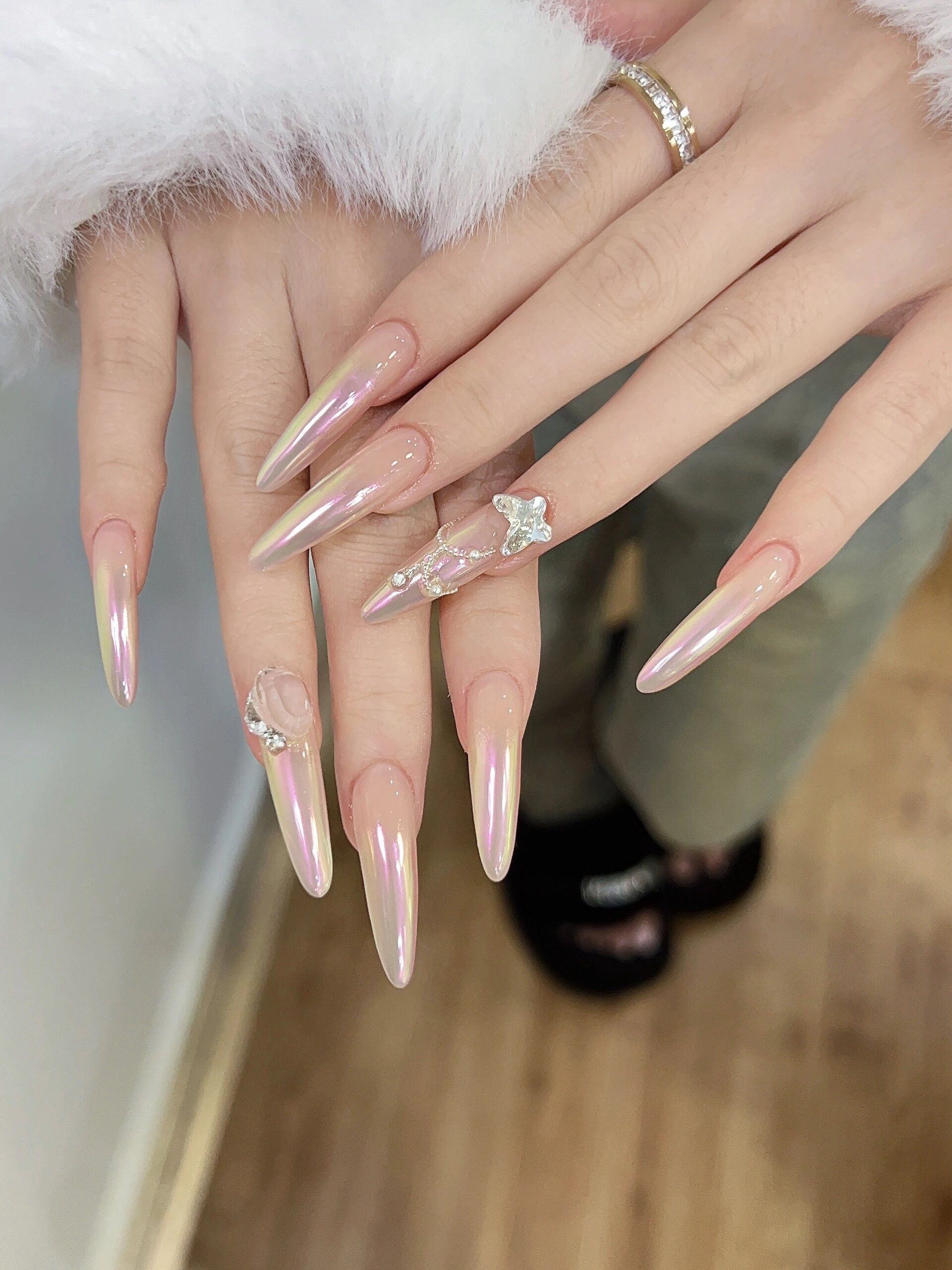 极光人鱼姬美甲