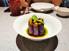 醋汁海胆茄子-子福慧·现代淮宴(陆家嘴中心店)