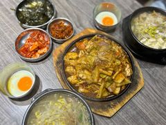 辣炒鱿鱼-全州豆芽汤饭