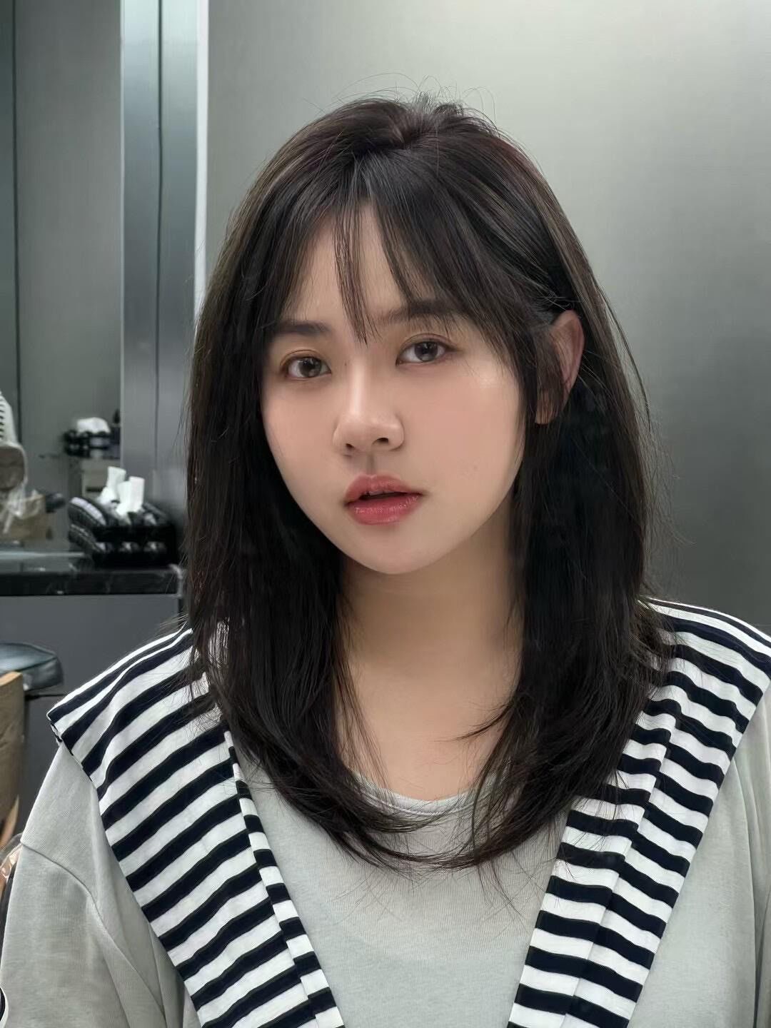 圆脸 方脸 菱形脸都适合的韩系发型