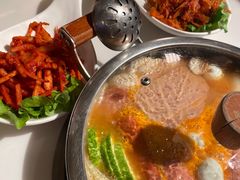 部队年糕火锅-七八冷面·延边朝鲜族美食(圣熙八号店)