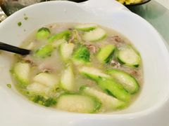 粥油胜瓜浸肥牛-小榄公饭店·岭南庭院餐厅(民安北路店)