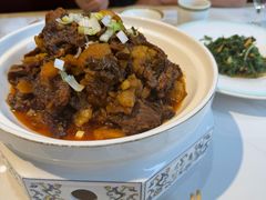 腌羊肉烩干茄子-十二毡房蒙餐·蒙古包