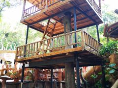 -天门沟九州驿站树上汤泉