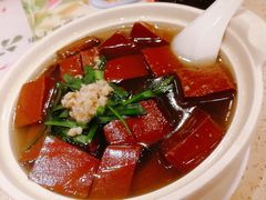 沙姜韭菜猪红-点都德(盘福楼店)