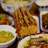 羊肉肥瘦相间，美味无穷，一点儿羊膻味都没有