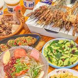 新店开张~还🉐是东北烧烤吃起来得劲儿呀！