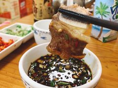 秘制豆捞汁-四爷捞锅·潮汕牛仔骨火锅(泉城路店)