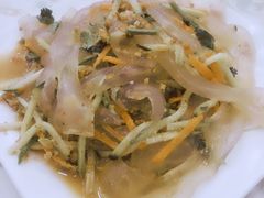 凉拌东北大拉皮-老猎户炭火锅羊汤(万达店)