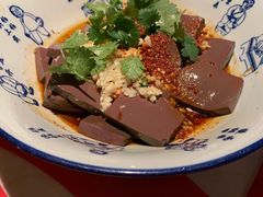 辣子蒜羊血-汉唐宴长安食府