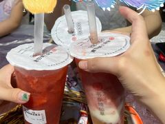 草莓啵啵益菌多-书亦烧仙草(中南一路店)